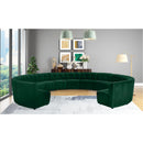  Manufacturer Color_Green -- Limitless 177.5" Green Velvet Upholstered 13 pc Modular Sectional IMAGE 2