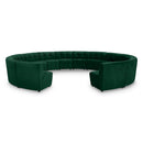  Manufacturer Color_Green -- Limitless 177.5" Green Velvet Upholstered 14 pc Modular Sectional IMAGE 1