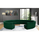 Manufacturer Color_Green -- Limitless 177.5" Green Velvet Upholstered 14 pc Modular Sectional IMAGE 2