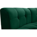  Manufacturer Color_Green -- Limitless 177.5" Green Velvet Upholstered 14 pc Modular Sectional IMAGE 8