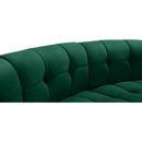  Manufacturer Color_Green -- Limitless 177.5" Green Velvet Upholstered 15 pc Modular Sectional IMAGE 5