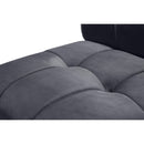  Manufacturer Color_Grey -- Limitless 177.5" Grey Velvet Upholstered 15 pc Modular Sectional IMAGE 10