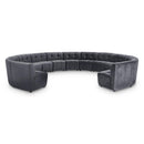  Manufacturer Color_Grey -- Limitless 177.5" Grey Velvet Upholstered 13 pc Modular Sectional IMAGE 1