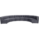 Meridian Limitless Fabric 8 pc Sectional 645Grey-8PC IMAGE 1
