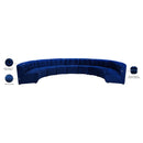  Manufacturer Color_Navy -- Limitless 177.5" Navy Velvet Upholstered 9 pc Modular Sectional IMAGE 14