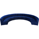  Manufacturer Color_Navy -- Limitless 177.5" Navy Velvet Upholstered 9 pc Modular Sectional IMAGE 5