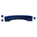  Manufacturer Color_Navy -- Limitless 174.5" Navy Velvet Upholstered 8 pc Modular Sectional IMAGE 14