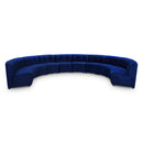  Manufacturer Color_Navy -- Limitless 177.5" Navy Velvet Upholstered 10 pc Modular Sectional IMAGE 1