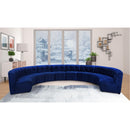  Manufacturer Color_Navy -- Limitless 177.5" Navy Velvet Upholstered 10 pc Modular Sectional IMAGE 2
