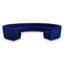  Manufacturer Color_Navy -- Limitless 177.5" Navy Velvet Upholstered 13 pc Modular Sectional IMAGE 1