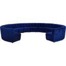 Meridian Limitless Fabric 13 pc Sectional 645Navy-13PC IMAGE 1