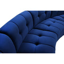  Manufacturer Color_Navy -- Limitless 177.5" Navy Velvet Upholstered 13 pc Modular Sectional IMAGE 7