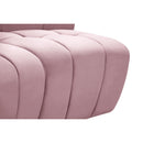  Manufacturer Color_Pink -- Limitless 157.5" Pink Velvet Upholstered 6 pc Modular Sectional IMAGE 12
