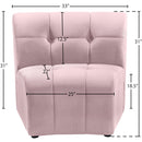  Manufacturer Color_Pink -- Meridian Limitless Stationary Fabric Chair IMAGE 13