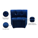  Manufacturer Color_Navy -- Limitless Navy Velvet Upholstered Modular Chair IMAGE 14