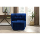 Manufacturer Color_Navy -- Limitless Navy Velvet Upholstered Modular Chair IMAGE 2