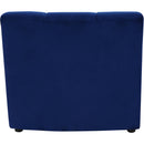  Manufacturer Color_Navy -- Limitless Navy Velvet Upholstered Modular Chair IMAGE 4
