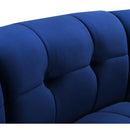  Manufacturer Color_Navy -- Limitless Navy Velvet Upholstered Modular Chair IMAGE 6