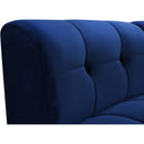  Manufacturer Color_Navy -- Limitless Navy Velvet Upholstered Modular Chair IMAGE 9