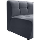  Manufacturer Color_Grey -- Limitless Grey Velvet Upholstered Modular Chair IMAGE 10