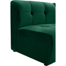  Manufacturer Color_Green -- Limitless Green Velvet Upholstered Modular Chair IMAGE 10