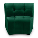  Manufacturer Color_Green -- Limitless Green Velvet Upholstered Modular Chair IMAGE 1