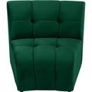  Manufacturer Color_Green -- Limitless Green Velvet Upholstered Modular Chair IMAGE 5