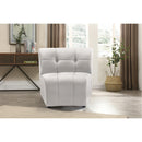  Manufacturer Color_Cream -- Limitless Cream Velvet Upholstered Modular Chair IMAGE 2