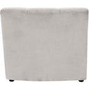  Manufacturer Color_Cream -- Limitless Cream Velvet Upholstered Modular Chair IMAGE 4