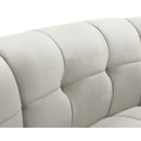  Manufacturer Color_Cream -- Limitless Cream Velvet Upholstered Modular Chair IMAGE 6
