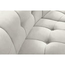  Manufacturer Color_Cream -- Limitless Cream Velvet Upholstered Modular Chair IMAGE 7
