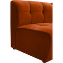  Manufacturer Color_Cognac -- Limitless Cognac Velvet Upholstered Modular Chair IMAGE 10