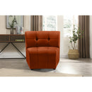  Manufacturer Color_Cognac -- Limitless Cognac Velvet Upholstered Modular Chair IMAGE 2