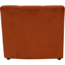  Manufacturer Color_Cognac -- Limitless Cognac Velvet Upholstered Modular Chair IMAGE 4