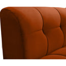  Manufacturer Color_Cognac -- Limitless Cognac Velvet Upholstered Modular Chair IMAGE 9