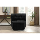  Manufacturer Color_Black -- Limitless Black Velvet Upholstered Modular Chair IMAGE 2