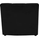  Manufacturer Color_Black -- Limitless Black Velvet Upholstered Modular Chair IMAGE 4
