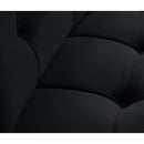  Manufacturer Color_Black -- Limitless Black Velvet Upholstered Modular Chair IMAGE 7