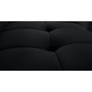  Manufacturer Color_Black -- Limitless Black Velvet Upholstered Modular Chair IMAGE 8