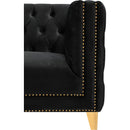  Manufacturer Color_Black -- Meridian Michelle Stationary Fabric Chair IMAGE 4