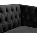  Manufacturer Color_Black -- Meridian Michelle Stationary Fabric Chair IMAGE 7