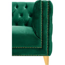  Manufacturer Color_Green -- Michelle Green Velvet Upholstered Chair IMAGE 4