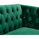  Manufacturer Color_Green -- Michelle Green Velvet Upholstered Chair IMAGE 7