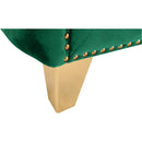  Manufacturer Color_Green -- Michelle 90" Green Velvet Upholstered Sofa IMAGE 5