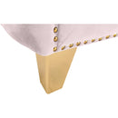  Manufacturer Color_Pink -- Michelle 66" Pink Velvet Upholstered Loveseat IMAGE 5