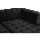  Manufacturer Color_Black -- Meridian Gwen Fabric 3 pc Sectional IMAGE 12