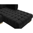  Manufacturer Color_Black -- Meridian Gwen Fabric 3 pc Sectional IMAGE 14