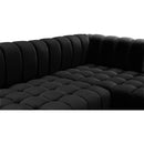  Manufacturer Color_Black -- Meridian Gwen Fabric 3 pc Sectional IMAGE 15