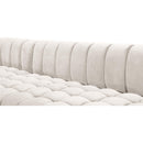  Manufacturer Color_Cream -- Gwen 143" Cream Velvet Upholstered 3 pc Sectional IMAGE 13