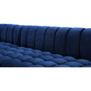  Manufacturer Color_Navy -- Gwen 143" Navy Velvet Upholstered 3 pc Sectional IMAGE 13